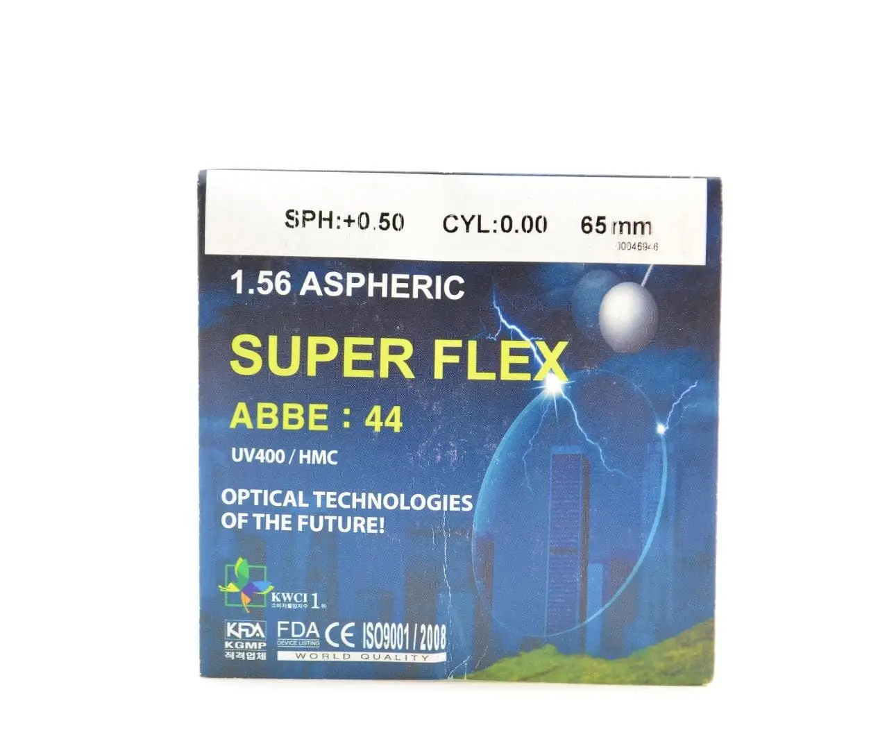 Очковые линзы Super flex aspheric 1.56 1ШТ